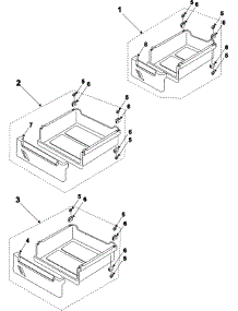 03 - Freezer Shelves parts for Samsung Refrigerator RB1944SL from AppliancePartsPros.com