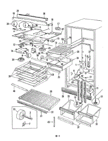 03 - Fresh Food Compartment parts for Magic Chef Refrigerator RB19EN-3A / 5C48B from AppliancePartsPros.com