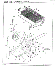 03 - Unit Compartment & System parts for Magic Chef Refrigerator RB19KN-1AL / BG52A from AppliancePartsPros.com