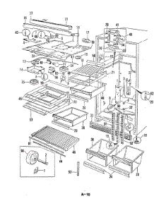 02 - Fresh Food Compartment parts for Magic Chef Refrigerator RB21EA-3A / 5C49A from AppliancePartsPros.com