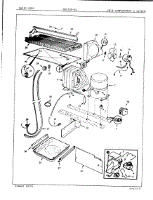 04 - Unit Compartment & System parts for Magic Chef Refrigerator RB23GA-3A / 7C40A from AppliancePartsPros.com