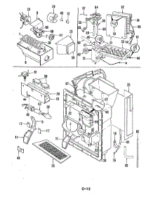 07 - Water & Ice Dispenser parts for Magic Chef Refrigerator RC22EN-3AI / 5M46A from AppliancePartsPros.com