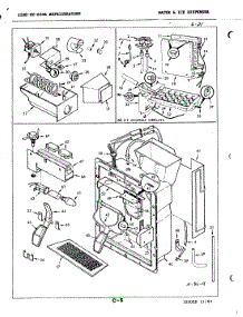 07 - Water & Ice Dispenser parts for Magic Chef Refrigerator RC24CA-3AI / 3N80A from AppliancePartsPros.com