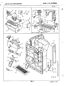 06 - Water & Ice Dispenser parts for Magic Chef Refrigerator RC24CN-3AI / 3N80B from AppliancePartsPros.com