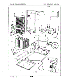 04 - Unit Compartment & System parts for Magic Chef Refrigerator RC24CY-3AI / 3N80A from AppliancePartsPros.com