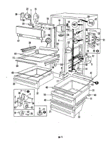03 - Fresh Food Compartment parts for Magic Chef Refrigerator RC24EA-3AI / 5M46B from AppliancePartsPros.com