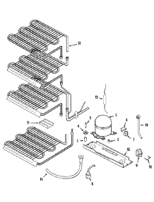 03 - Unit Compartment & System parts for Maytag Freezer RFU2000AAW from AppliancePartsPros.com