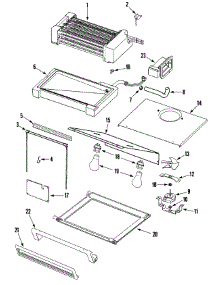 04 - Evaporator Compartment parts for Jade Refrigerator RJRS4880D from AppliancePartsPros.com