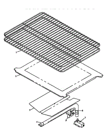 05 - Oven Components parts for Amana Range RLN340UW / P1142956N W from AppliancePartsPros.com