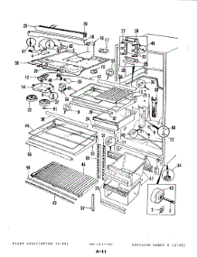 03 - Fresh Food Compartment parts for Magic Chef Refrigerator RNB23AY-3A / 4D47A from AppliancePartsPros.com