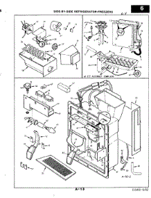 04 - Water & Ice Dispenser parts for Magic Chef Refrigerator RND22AY-3A / 2L48A from AppliancePartsPros.com