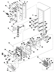 10 - Refrigerator Compartment parts for Samsung Refrigerator RS2533SW from AppliancePartsPros.com