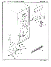 04 - Fresh Food Compartment parts for Maytag Refrigerator RSD24A / 9M07A from AppliancePartsPros.com
