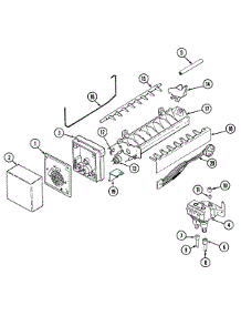 09 - Ice Maker parts for Admiral Refrigerator RSW2400EKM from AppliancePartsPros.com