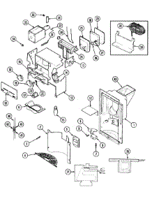 07 - Ice & Water Dispenser parts for Maytag Refrigerator RSW24E0DAE from AppliancePartsPros.com