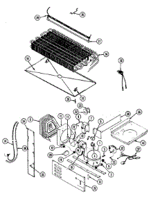 06 - Unit Compartment & System parts for Maytag Refrigerator RTD1900CAE from AppliancePartsPros.com