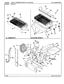08 - Unit Compartment & System parts for Maytag Refrigerator RTD19A / BH59A from AppliancePartsPros.com