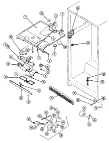 04 - Fresh Food Compartment parts for Maytag Refrigerator RTD2100CAB / DH76A from AppliancePartsPros.com
