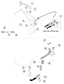 03 - Mixing Valve And Hoses parts for Maytag Washer SAV5910AWW from AppliancePartsPros.com