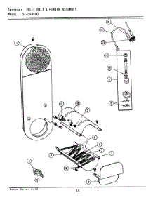 09 - Inlet Duct & Heater Assembly (Se9900) parts for Maytag Washer Dryer Combo SE9900 from AppliancePartsPros.com