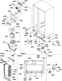 03 - Drain System, Rollers, And Evap Assy parts for Amana Refrigerator SQD25VW / P1314202W W from AppliancePartsPros.com