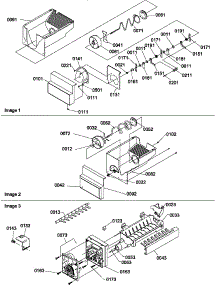 06 - Ice Bucket Auger And Ice Maker Parts parts for Amana Refrigerator SQD25VW / P1314202W W from AppliancePartsPros.com