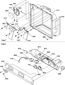 08 - Ice / Water Cavity & Elec Brkt Assy parts for Amana Refrigerator SQD25VW / P1314202W W from AppliancePartsPros.com
