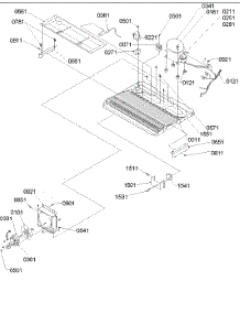 10 - Machine Compartment & Muffler Assy parts for Amana Refrigerator SQD26VE / P1315203W E from AppliancePartsPros.com
