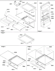 03 - Deli, Shelves, Crisper Assy parts for Amana Refrigerator SQD26VL / P1315203W L from AppliancePartsPros.com