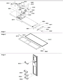 06 - Freezer Door parts for Amana Refrigerator SQD26VW / P1315203W W from AppliancePartsPros.com