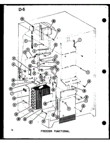 03 - Fz Functional parts for Amana Refrigerator SR19F / P7540001W from AppliancePartsPros.com