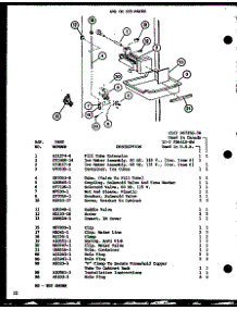 03 - Add On Ice-Maker parts for Amana Refrigerator SR22GL / P7745501W L from AppliancePartsPros.com