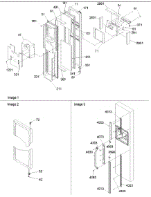 05 - Freezer Door parts for Amana Refrigerator SRD22S5W / P1190304W W from AppliancePartsPros.com