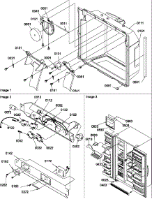 09 - Ice-Water Cav / Elec Brkt Assy / Toe Grille parts for Amana Refrigerator SRD25VPSE / P1190323W E from AppliancePartsPros.com