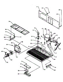 11 - Machine Compartment parts for Amana Refrigerator SSD25N2L / P1181318W L from AppliancePartsPros.com