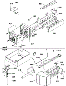05 - Ice Maker Assy And Parts parts for Amana Refrigerator TAI18TW / P1305301W W from AppliancePartsPros.com