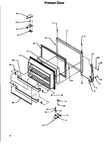 11 - Fz Door parts for Amana Refrigerator TH18S3W / P1195301W W from AppliancePartsPros.com