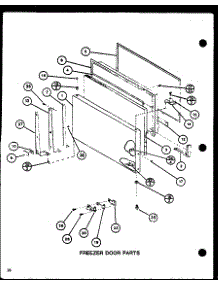 02 - Fz Door Parts parts for Amana Refrigerator TM18M / P7859212W from AppliancePartsPros.com