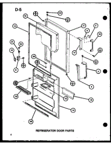05 - Ref Door Parts parts for Amana Refrigerator TR20G / P7553506W from AppliancePartsPros.com