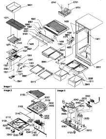 06 - Interior Cabinet And Drain Block Assy parts for Amana Refrigerator TR21VL / P1309401W L from AppliancePartsPros.com