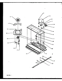 05 - Compressor Compartment parts for Amana Refrigerator TSI18R2W / P1182102W W from AppliancePartsPros.com
