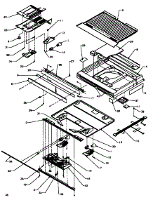 07 - Divider Block parts for Amana Refrigerator TZ21R3E / P1181501W E from AppliancePartsPros.com