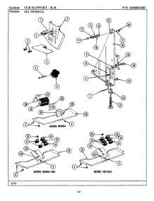 13 - Tub Support (Right) parts for Maytag Dishwasher WU284 from AppliancePartsPros.com