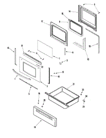 03 - Door / Drawer parts for Crosley Range CE38800AAV from AppliancePartsPros.com
