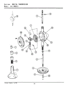 05 - Orbital Transmission parts for Maytag Washer LA7800 from AppliancePartsPros.com