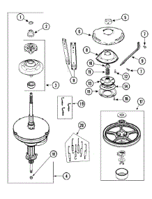 06 - Transmission parts for Maytag Washer MAV208DAWW from AppliancePartsPros.com