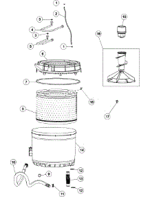 04 - Inner - Outer Tub parts for Maytag Washer MAV2757AWW from AppliancePartsPros.com
