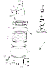 04 - Inner - Outer Tub parts for Maytag Washer MAV4757AWW from AppliancePartsPros.com