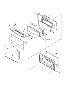 04 - Door (Upper) parts for Maytag Range MGR6775BDB from AppliancePartsPros.com