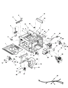 04 - Interior parts for Amana Microwave RFS18MPS / P1330209M from AppliancePartsPros.com